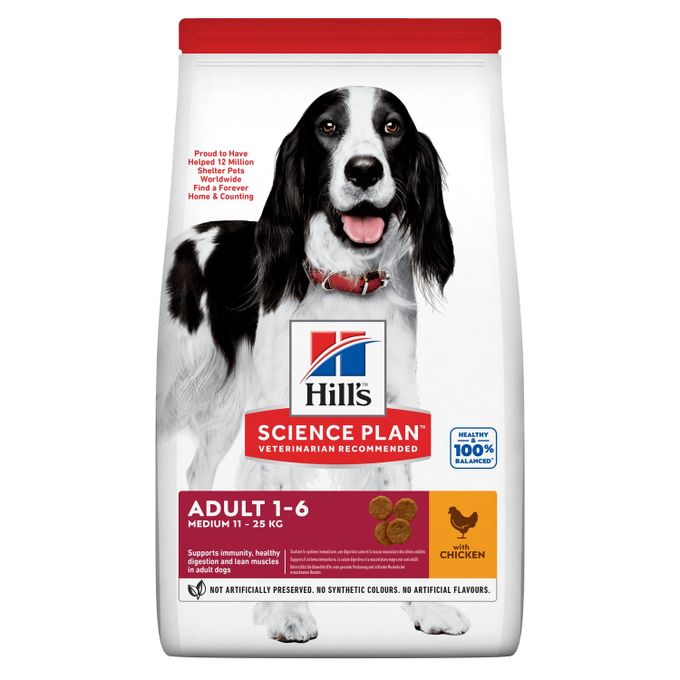 Croquette chien MEDIUM Adult Dog Food with Chicken 14KG