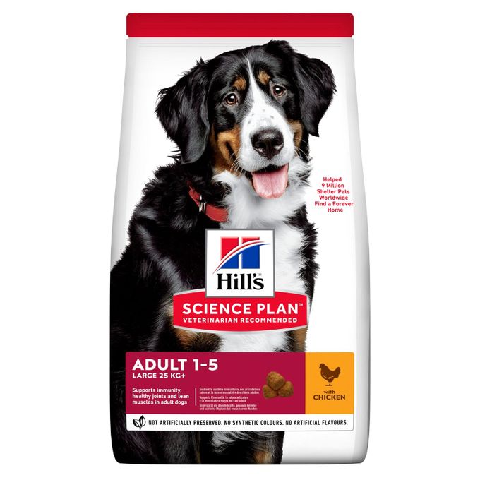 Hill’s Science Plan Large Breed Adult Aliment pour Chien Adulte de Grande Race au Poulet (2,5 kg)