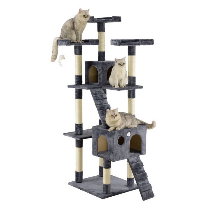 Animalux arbre -griffoir et maison pour chat
