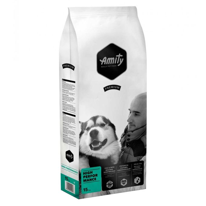 Amity Crouquette Pour Chien adulte actif High Performance 15kg