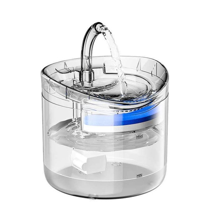 Fontaine à eau pour chat de grande capacité de 2L avec capteur marche/arrêt