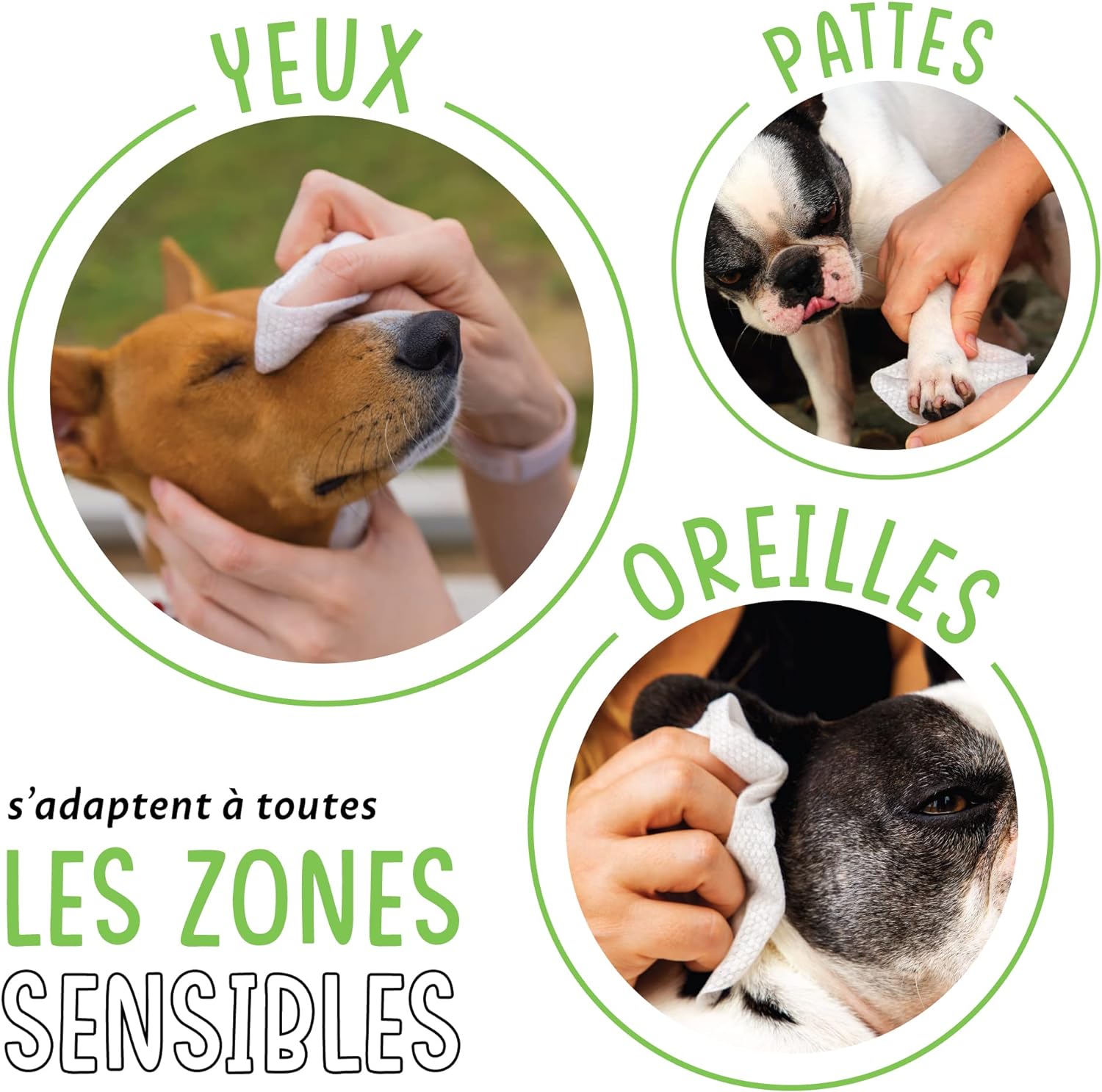 Lingettes nettoyantes pour Chien & chat
