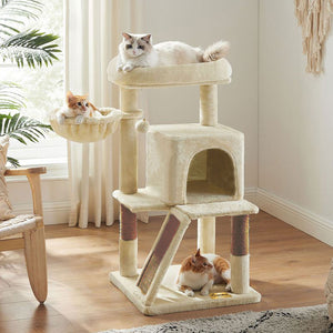 Arbre à chat de luxe avec hamac – 100 cm - ECO