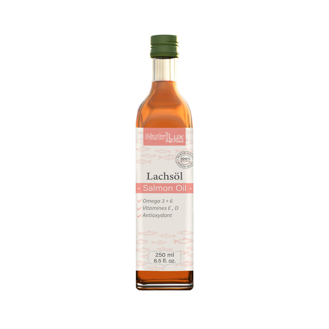 Nutrilux HUILE DE SAUMON BOUTEILLE 250ML POUR CHAT& CHIEN