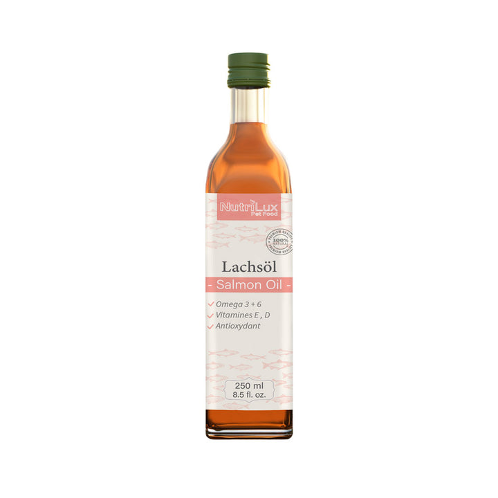 Nutrilux HUILE DE SAUMON BOUTEILLE 250ML POUR CHAT& CHIEN