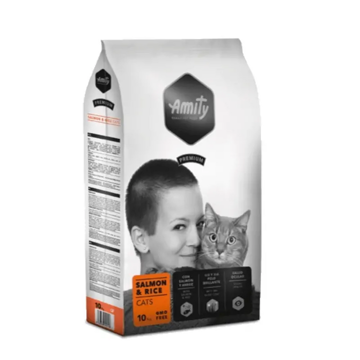 Amity Croquette Chat Stérile Riche en Salmon & Rice 1,5kg