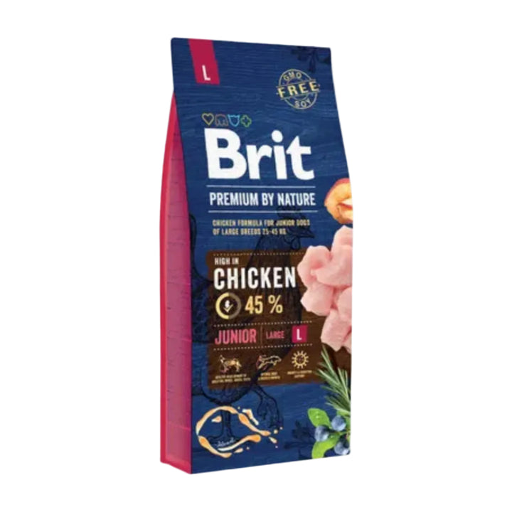 Brit Croquette pour chien Junior L riche en poulet 15kg