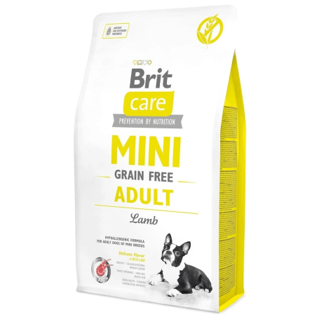 Croquettes sans céréales pour chiens adultes de race Mini – Sac 2 kg