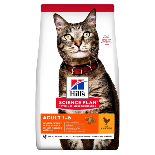 Hill’s Science Plan Aliment pour Chat Adulte au poulet (10 Kg)