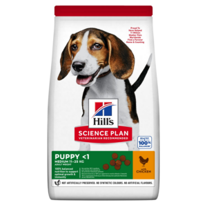 Hill’s Science Plan Aliment pour Chiot Medium au Poulet (14kg)